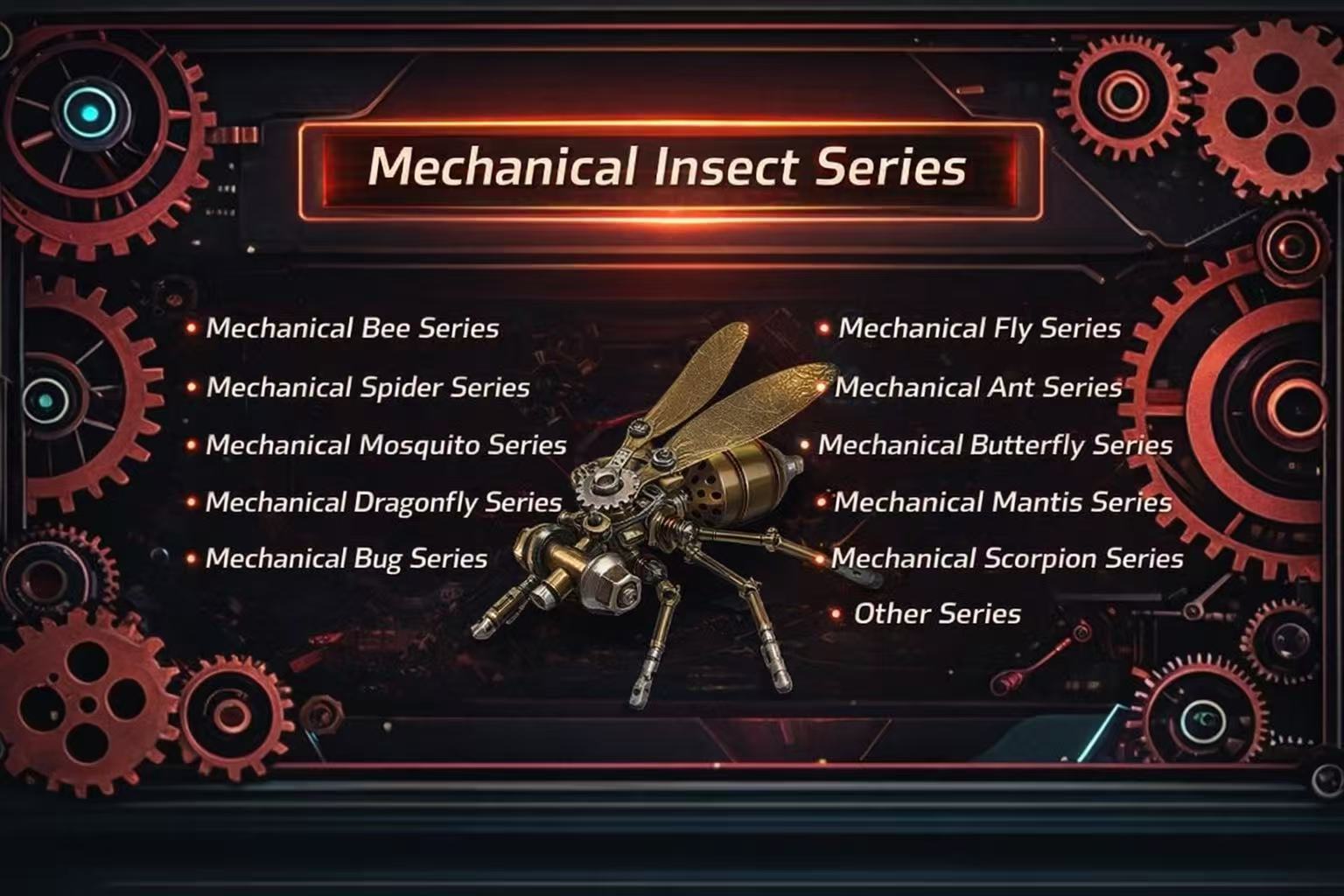 Steampunk Insect Collection