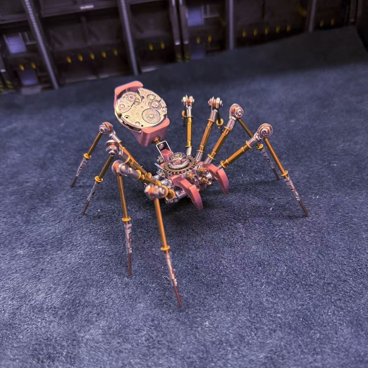 Steampunk Mechanical Spider DIY Kit 🕷️ – Futuristic 3D Puzzle, Creative Desk Decor & Unique Gift