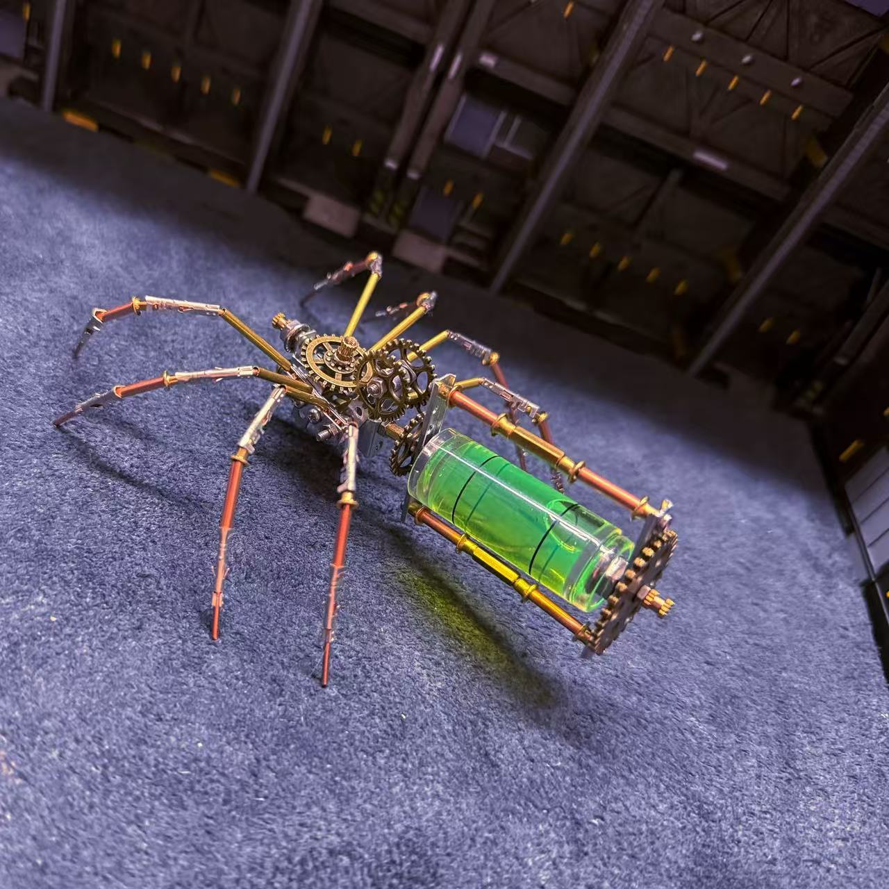 Cyberpunk Mechanical Spider 3D Metal Puzzle DIY Kit – Steampunk Insect Model Toy & Desk Decor Gift