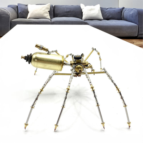 Giant Mechanical Metal Spider 3D Assembly Model – DIY Puzzle Kit, Creative Desk Decor, Gift Toy for Boys