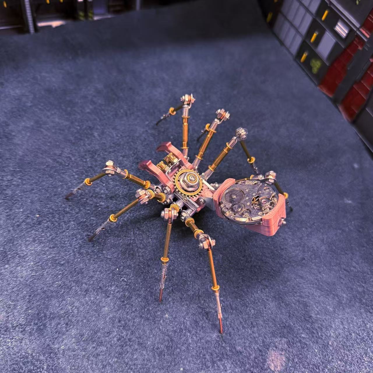 Steampunk Mechanical Spider DIY Kit 🕷️ – Futuristic 3D Puzzle, Creative Desk Decor & Unique Gift