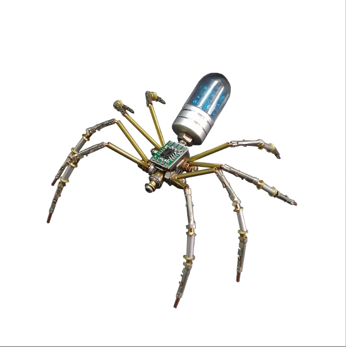 Steampunk Mechanical Spider with Watch Movement – Handmade DIY Creative Gift